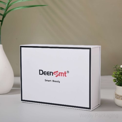 White paper box packaging