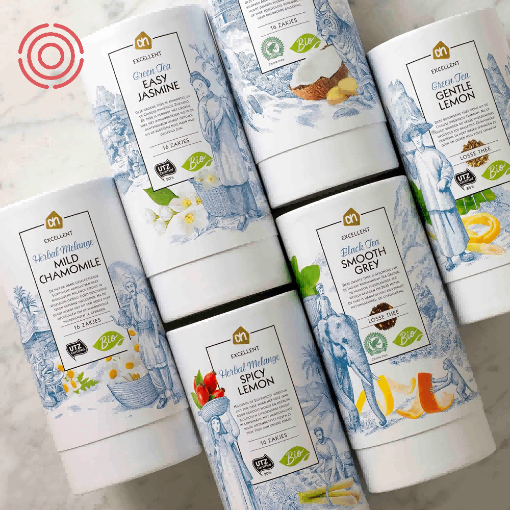 Aluminium tea packaging